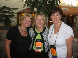 Susan May Warren Rachel Hauck and me!